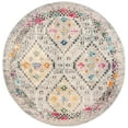 thumbnail image 3 of SAFAVIEH Madison Lanford Vintage Geometric Area Rug, Grey/Yellow, 9' x 9' Round, 3 of 10