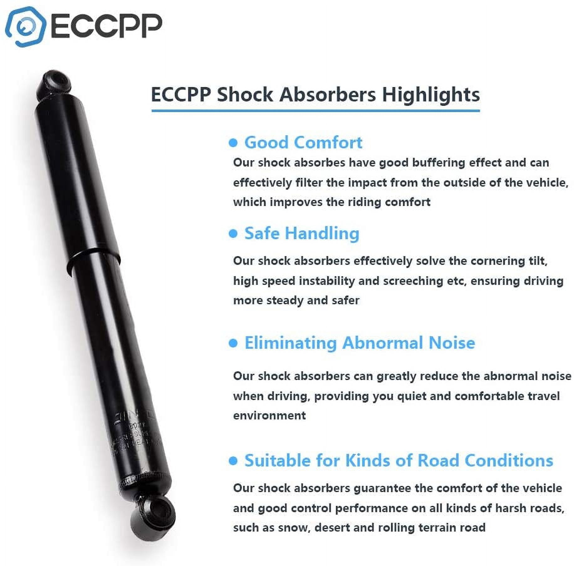 Shocks Struts,ECCPP Rear Shock Absorbers Strut Kits Compatible with 1998-2001 for Nissan Frontier,1995-1997 for Nissan Pickup,for Toyota Corona Pickup,1993-1998 for Toyota T100,Chevry LUV 344044