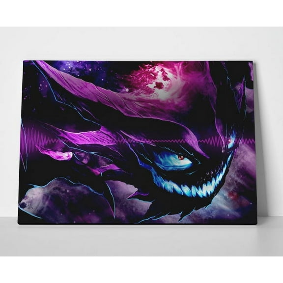 Haunter Pokemon Poster or Wrapped Canvas