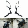 thumbnail image 4 of Black Motorcycle Rear View Mirrors Sportster Side Mirrors for Street Glide Electra Glide Softail Dyna 1982-2019 2020 2021 2022 2023, 4 of 9