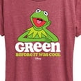 thumbnail image 3 of Muppets - Green Before It Was Cool - Ladies Short Sleeve Classic Fit Tee, 3 of 5