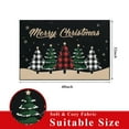 thumbnail image 2 of WJCA Low-Profile Indoor Doormat with Christmas Tree Design, Non-Slip Washable Entryway Carpet for Holiday Home Decor., 2 of 9