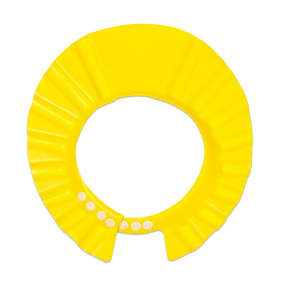 Ear Protection Child Kids Adjustable Waterproof Portable Baby Shower Caps Wash Hair Shield Bath Visor Shampoo Hat YELLOW 1
