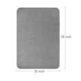 thumbnail image 2 of ANMINY Office Chair Mat for Hardwood Floor 36" x 55" Desk Chair Mat Non-Slip Home Office Protector in Living Room Study Office, Gray, 2 of 6