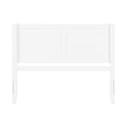 thumbnail image 4 of Pemberly Row Contemporary Queen Solid Wood Headboard in White, 4 of 8