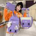 thumbnail image 2 of Set de Mochilas Escolar Malubero 4 Pzs Morado, 2 of 3