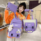 thumbnail image 2 of Set de Mochilas Escolar Malubero 4 Pzs Morado, 2 of 3