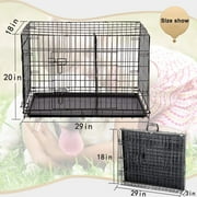 Bestpet 30 Large Folding Wire Dog Crate, Metal Pet House for Indoor Use