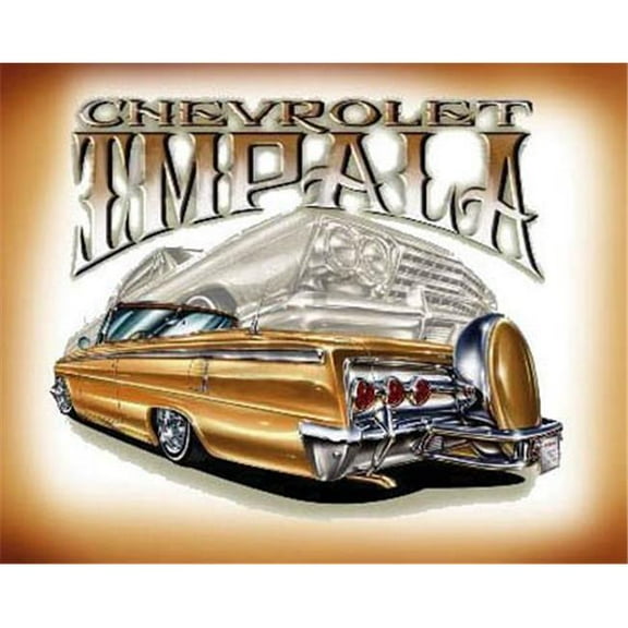 Hot Stuff 1053-08x10-CB 8 x 10 in. Chevrolet Impala Poster Print