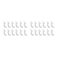 thumbnail image 4 of Ounissouiy 50 Pieces Curtain Rail Hooks Home Hardware Gliding Track Plastic Fittings Hangers Tools Curtains Fixators Clips Fixing Tracks Type2 NO2, 4 of 6