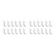 thumbnail image 3 of Ounissouiy 50 Pieces Curtain Rail Hooks Home Curtains Hangers Fixators Gliding Tools Clips Fittings Hardware Track Plastic Fixing Tracks Type2 NO2, 3 of 6