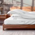 thumbnail image 2 of Juego de Sábanas Premier 1800 Collection Dreamlab Microfibra Doble Cepillado Blanco King Size, 2 of 9