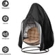 thumbnail image 5 of Nvzi Funda para columpio - Funda impermeable para asiento de columpio de jardín, para exteriores, resistente a la lluvia, al polvo, anti-UV, 80 x 91 pulgadas (negra 210D, estilo cremallera), 5 of 5