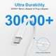thumbnail image 5 of 10 Pies para I phone 15/15 Pro/15max, I Pad /MaC/Samsung Cable Cargador USB C a USB C 10 Pies 2.0, Cable de Carga Tipo C para iPad Mini 6, iPad Pro 2020, iPad Air 4, Macbook Pro, Galaxy-3 pack, 5 of 6