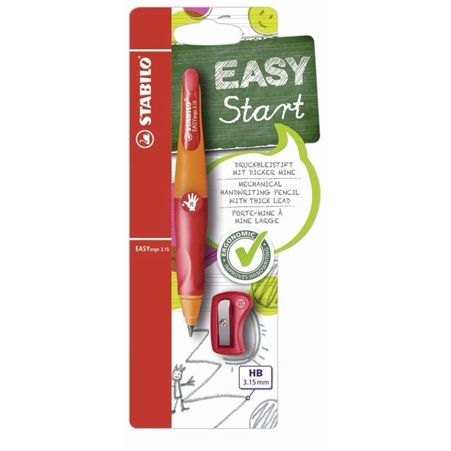 Portaminas mecánico STABILO EASYergo 3.15 mm para diestros