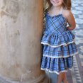 thumbnail image 2 of HAWEE Robe d'Été Fille Coton Col Halter Sans Manches Robe Décontractée pour Filles 1-6 Ans, 2 of 7
