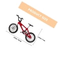thumbnail image 2 of HEATSHAKING Modèle de Vélo Miniature de Cyclisme Rouge Fer 1 Pce, 2 of 7