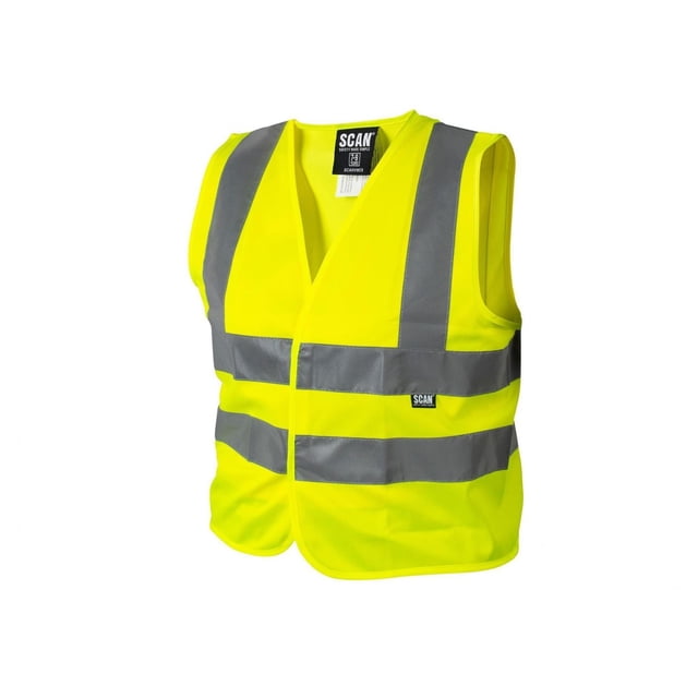 Scan Gilet Jaune Haute Visibilité pour Enfants
