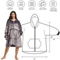REDESS Wearable Blanket Hoodie, Oversized Sherpa Blanket Hoodie