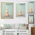 thumbnail image 4 of Designart "Seashell symmetryd Minimalist Gems I" Animals Floater Framed Wall Art Print, 4 of 7