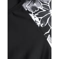 thumbnail image 5 of Time and Tru Women's Short Sleeve Rash Guard Swim Cover Up, 5 of 6