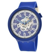 Swatch SB01N102 Unisex Monthly Drops Iswatch Blue Strap Watch