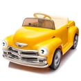 thumbnail image 3 of EastVita 12V Ride on Car for Kids Ages 3-5, Battery Powered Ride-on Toys W/Parent Remote, Music Player, 4 Wheel Cushion, Kids Electric Cars with 2 Speed, Dual Doors, Front & Rear Headlights yellow, 3 of 8