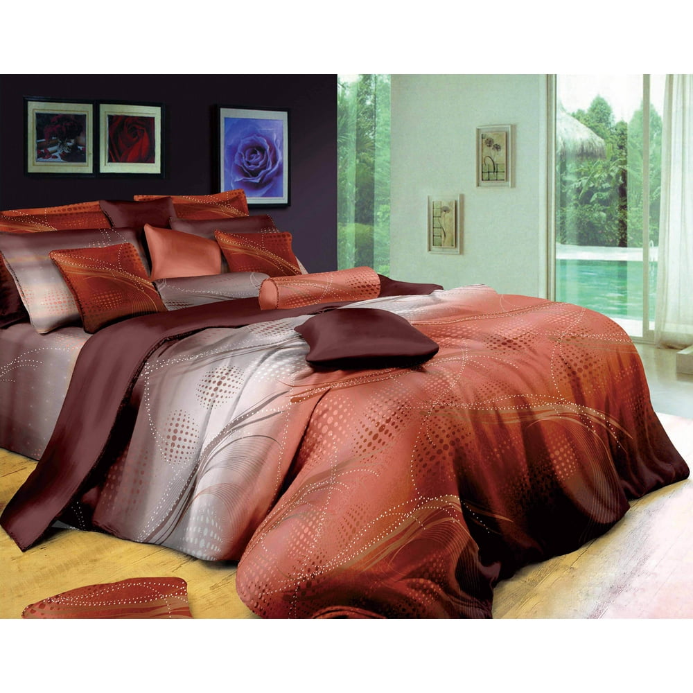 Swanson Beddings Sunset 3-Piece Luxury 100% Cotton Bedding Set: Duvet ...