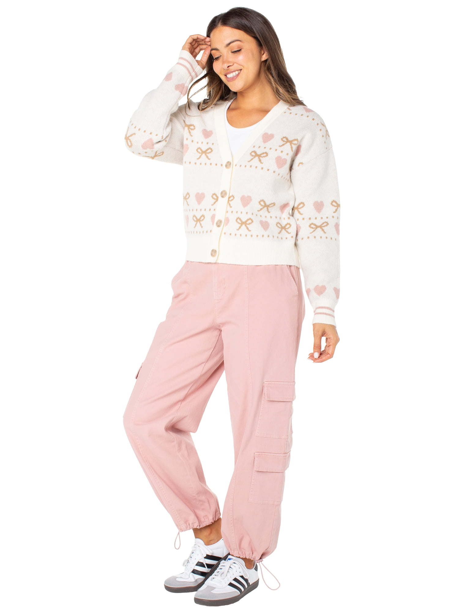 Celebrity Pink Cardigan Sweater, Women's and Women's Plus