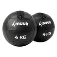 thumbnail image 1 of Kit 2 Balones Medicinales de 4 kg Negro Muuk Fitness, 1 of 6