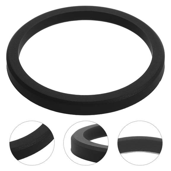 OFFIGAM Black Silicone Gasket Seal for Espresso Coffee Machine Steam , Airtight Replacement Part