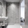 thumbnail image 7 of Vigo VG6078STCL3478 Arden 78" High X 34" Wide Shower Screen Framed Shower Door - Stainless, 7 of 7
