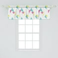 thumbnail image 2 of Ambesonne Abstract Valance Pack of 2, Memphis Style Forms, 54"X18", Multicolor, 2 of 4