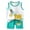 A121-Green, variant on Toddler Baby Boy Summer Shorts Set Sleeveless Graphic Tank Top Casual Shorts 2-Piece Outfit Yellow,6-9 M
