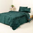 thumbnail image 6 of DecorAvenue Ultra-Luxe Crushed Velvet Cushion Covers Set of 2 No Filler Included Size 20 x 20 Inches Dark Green Color, 6 of 6