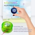 thumbnail image 3 of Ghost Hand Responsive Pro Level D1 Basic 2A Ball Bearing Yoyo for Fingertip Rope String Trick Game Looping Play Indoor Outdoor, 3 of 5