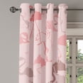 thumbnail image 3 of Ambesonne Grommet Curtain, , 50"x84", Blush Pastel Pink, 3 of 5