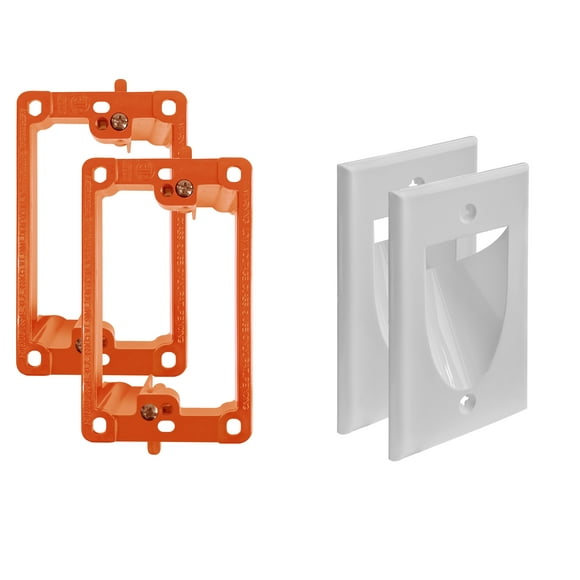 Wall Plate Cable Pass Through