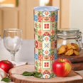 thumbnail image 2 of Pioneer Flower Floral Print Pattern 20oz Skinny Tumbler with Straw & Lid, Double Wall Vacuum Insulated Cup, Leak-Proof, Cup Holder Friendly, Hot 6H Cold 12H, 2 of 6