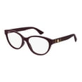 thumbnail image 6 of GUCCI GG0633O 003 Cat Eye Brown Gold Demo Lens 54 mm Women's Eyeglasses, 6 of 6