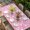 Light Pink, variant on Valentine's Day Table Cloths for 4 Foot Rectangle Tables, Sweet Love Heart Lines Romantic Pink Patio Waterproof Elastic Fitted Tablecloths, Washable Rectangular Table Cover for Camping