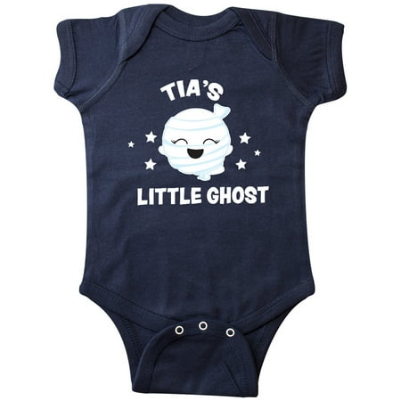 

Inktastic Cute Tia s Little Ghost with Stars Gift Baby Girl Bodysuit