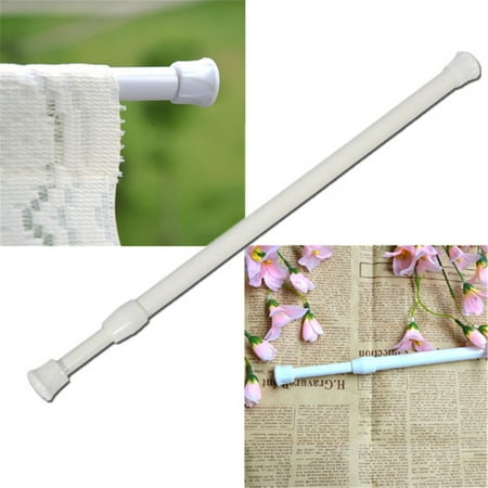 Curtain Rod Tension Pole Bathroom Spring Loaded Extendable Telescopic Tension Curtain Rail Pole Rod Rods 39.9
