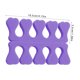 thumbnail image 5 of Worallymy 1 par de separadores de dedos de los pies separador de espuma para decoración de uñas herramienta divisora de esponja para manicura suministros de salón de pulido de uñas morado Worallymy JD735811658, 5 of 7