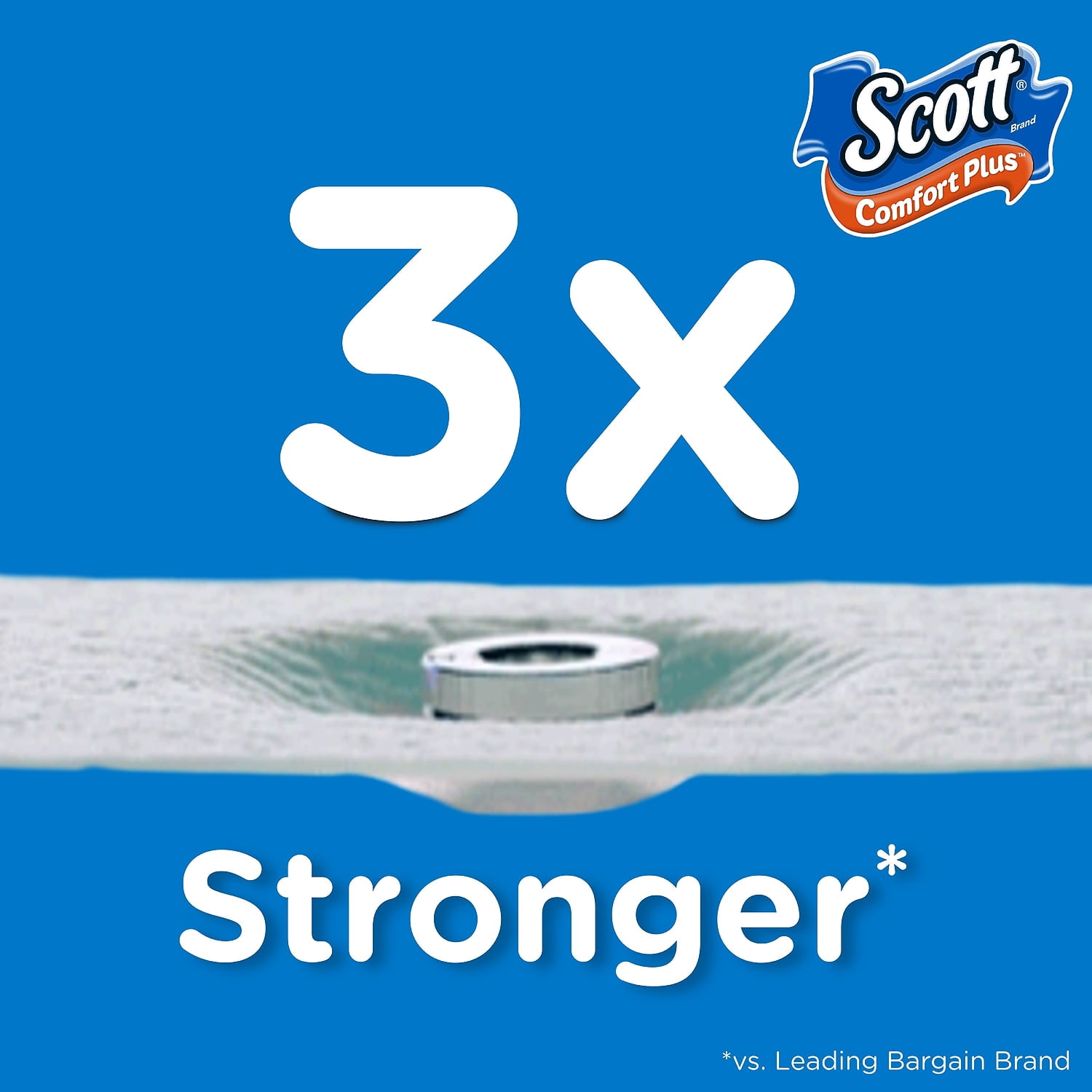 Scott ComfortPlus Toilet Paper, 18 Mega Rolls, 462 Sheets per Roll (8,316 Total)