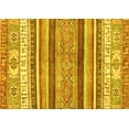 thumbnail image 1 of Ahgly Company Indoor Rectangle Abstract Yellow Modern Area Rugs, 3' x 5', 1 of 4