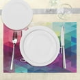 thumbnail image 3 of Ambesonne Live Laugh Love Place Mats Set of 4, Words Mosaic, Standard Size, Multicolor, 3 of 6