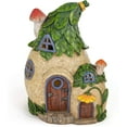 thumbnail image 5 of VP Home Mystic Garden Fairy Cottage Solar Light for Outdoor Decor - Solar Powered Flickering LED Garden Light for Fairy Gardens and Halloween Decorations in Backyards, 5 of 10