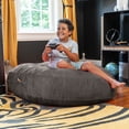 thumbnail image 4 of Jaxx Cocoon 4 Foot Bean Bag Chair and Crash Pad, Charcoal, 4 of 7