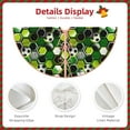 thumbnail image 3 of Fuzoiu Soccer1 Print Christmas Tree Skirt,Xmas Christmas Decorations,Xmas Tree Mat for Farmhouse Holiday New Years Home Party Decor Tree Rugs-36", 3 of 6